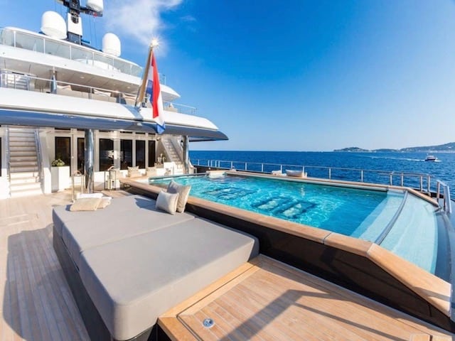 Superyacht Charters Swimming Pool